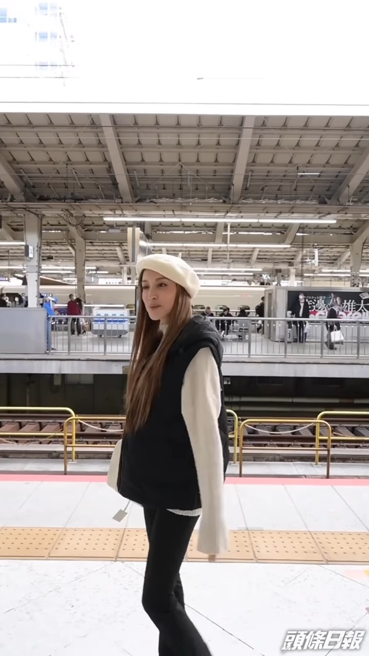 陳凱琳雖然陀緊B，但身形依然纖瘦。